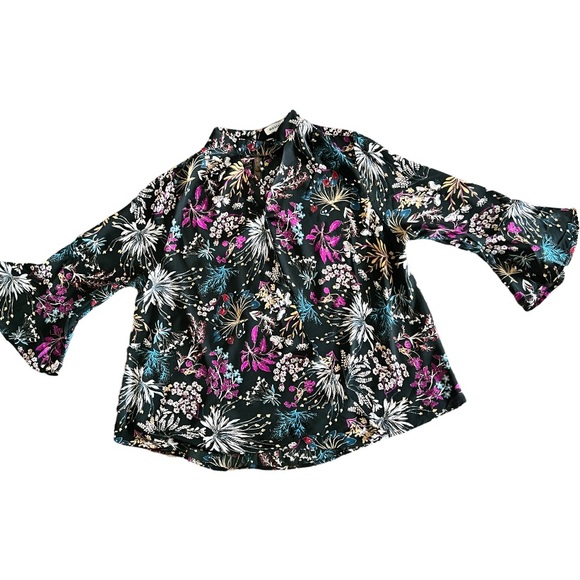 Monteau long sleeve blouse choker collar/bell sleeves Sz Juniors XL fits… - Picture 3 of 9